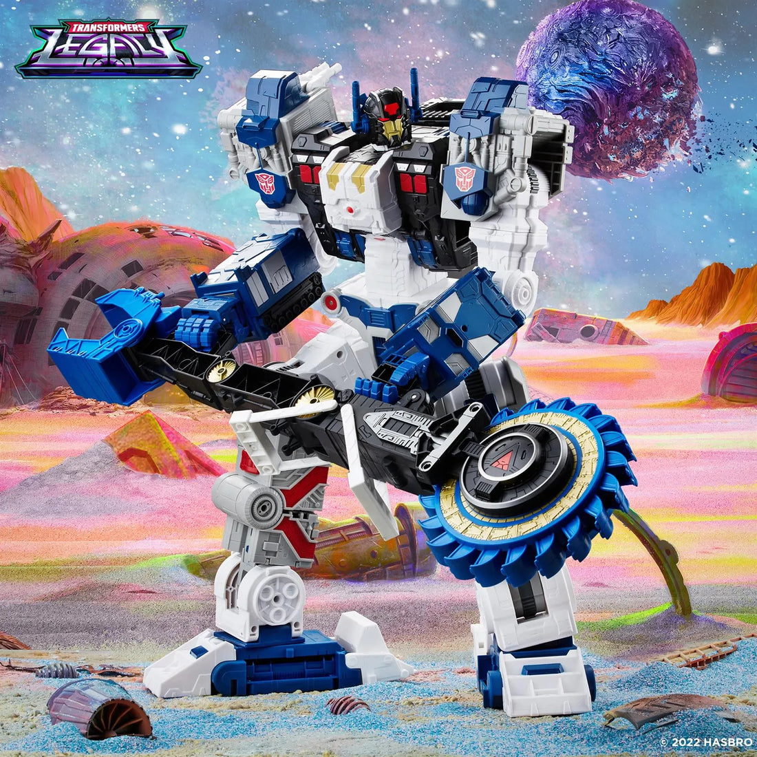 Transformers Titan Class Cybertron Universe Metroplex Figure