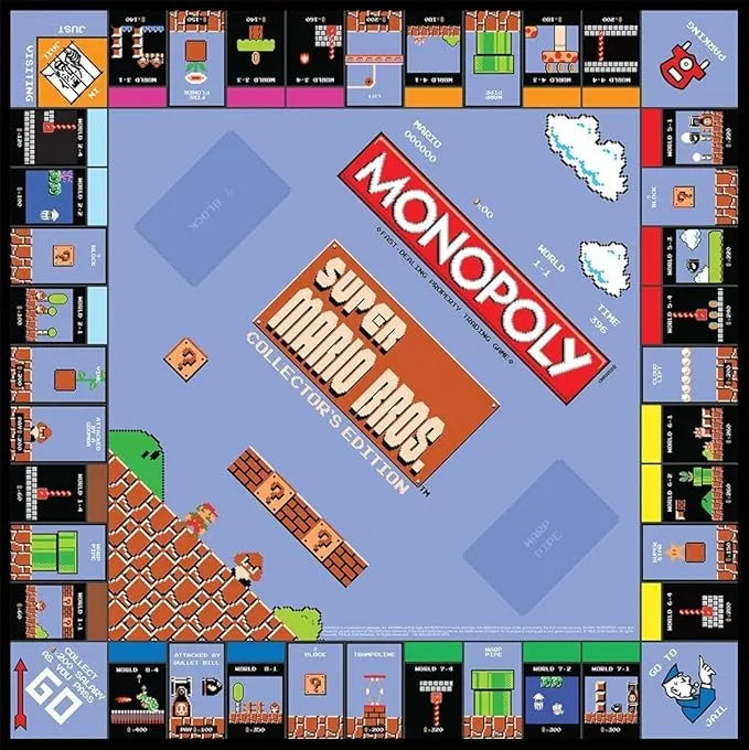 Monopoly Super Mario Bros Board Game