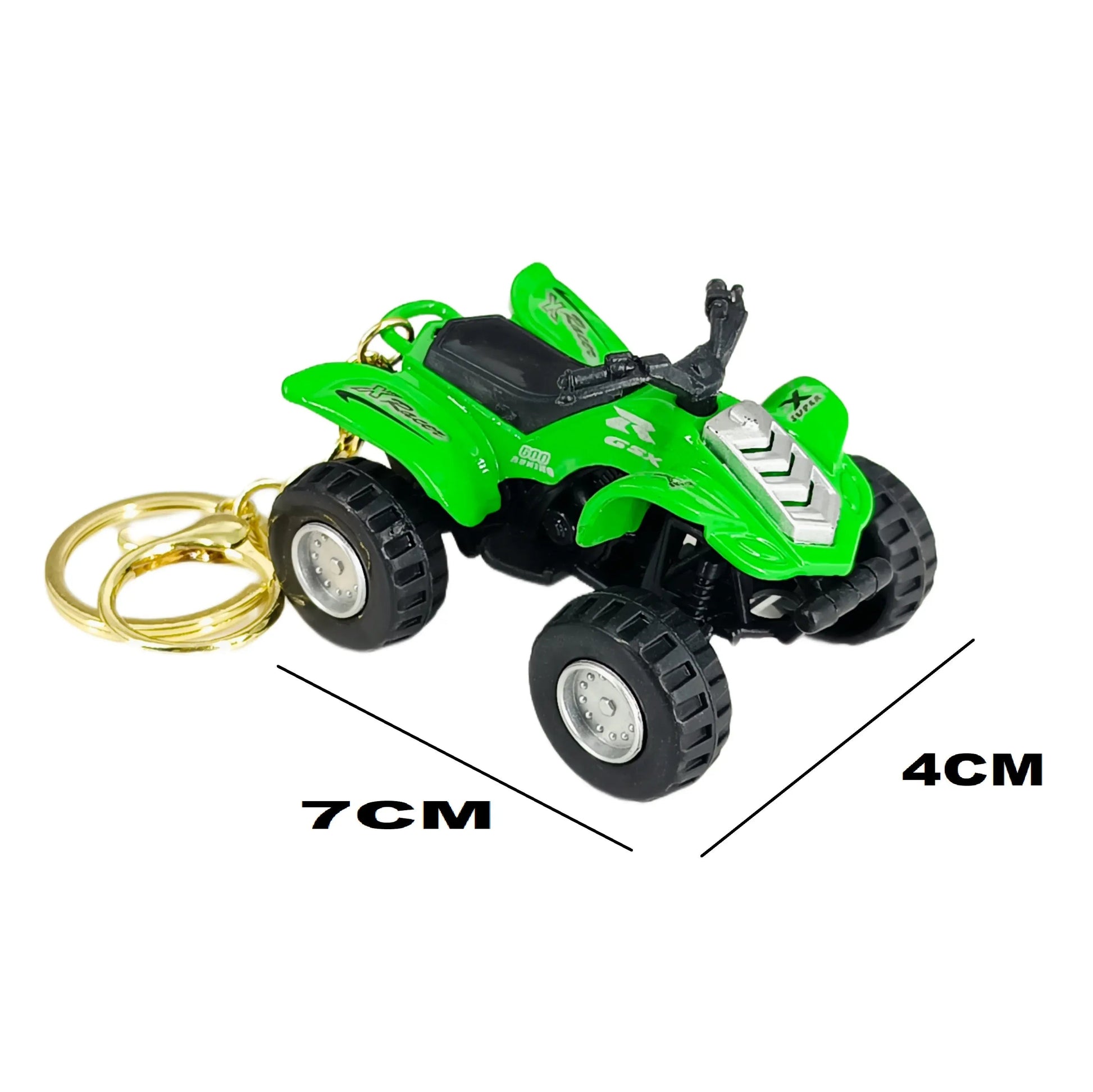 Desert Quad Trailblazer Bike Keychain