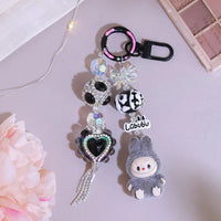 Labubu Elite Sitting Charm Keychain