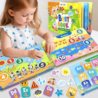 Learning & Fun 6-in-1 Interactive Montessori Busy Book
