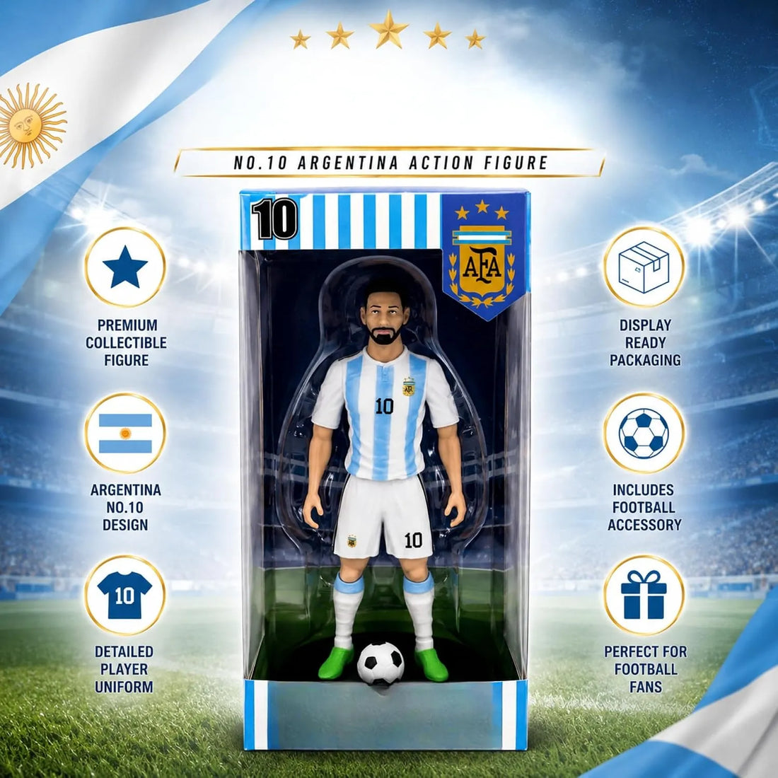 Messi Elite Striker Figure (20 cm)