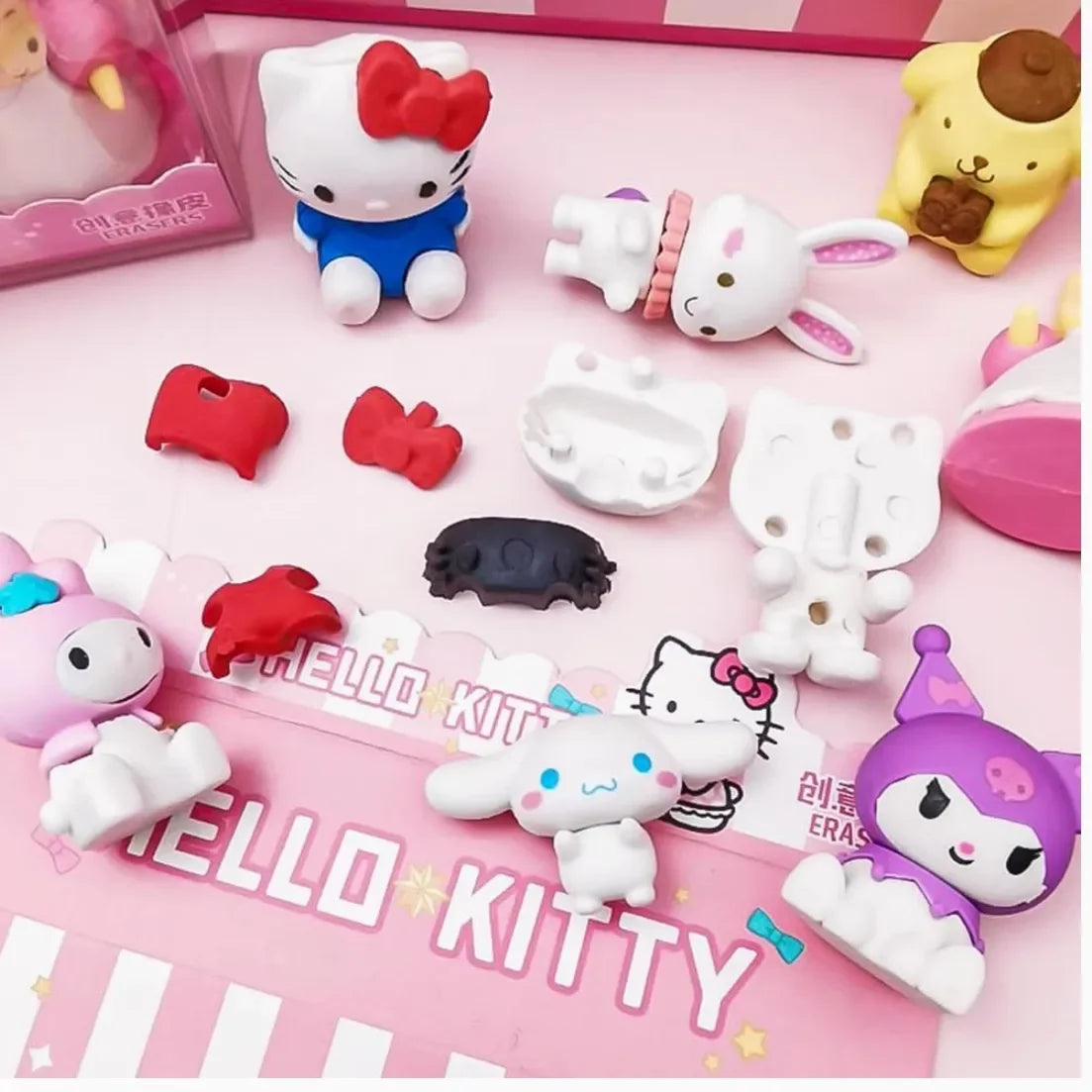 Sanliou Goodbye Oopsies Eraser (Set of 4)