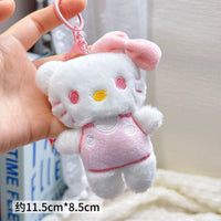 Hello Kitty Pastel Overalls Keychain