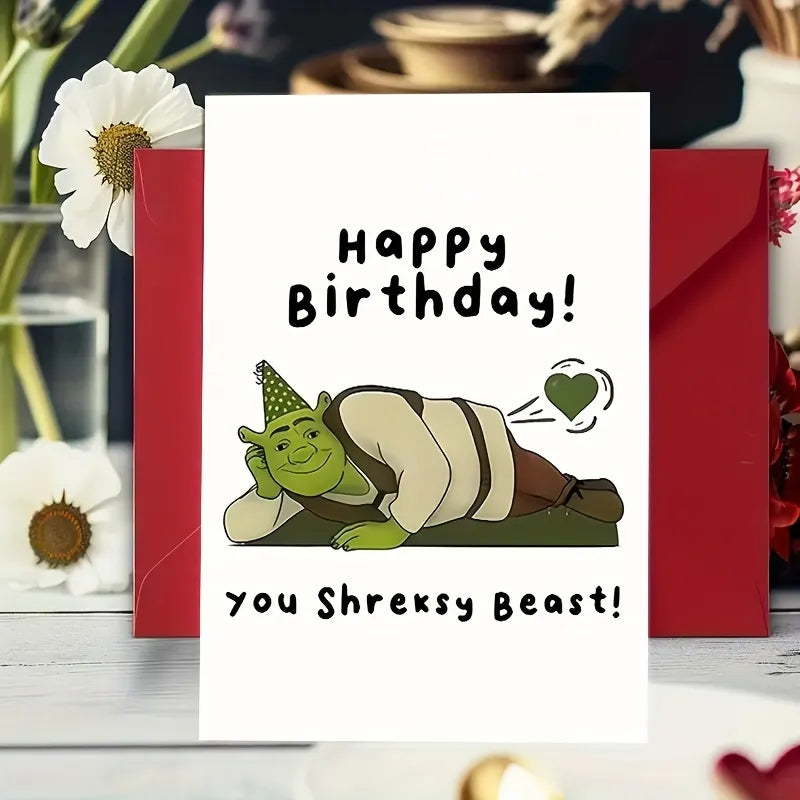 Happy Birthday You Shreksy Beast Birthday Card