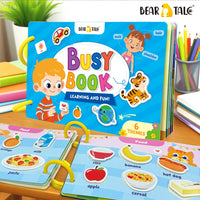 Learning & Fun 6-in-1 Interactive Montessori Busy Book