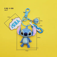 DZNY Glossy Chained Charm Keychains