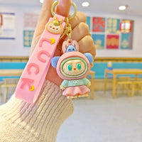 Blessed Luck Labubu 3D Keychain