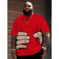 3D Giant Squeezing Hands Illusion T-Shirt