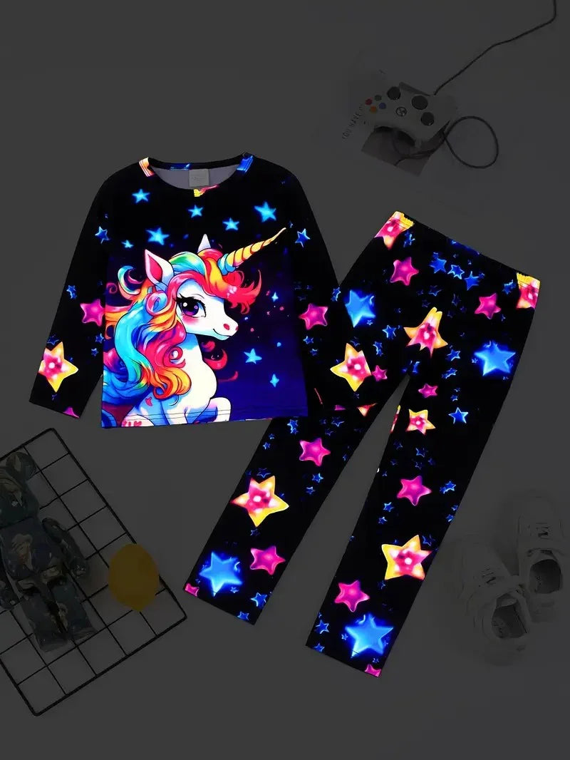 Stardust Unicorn UV Glow Nightwear