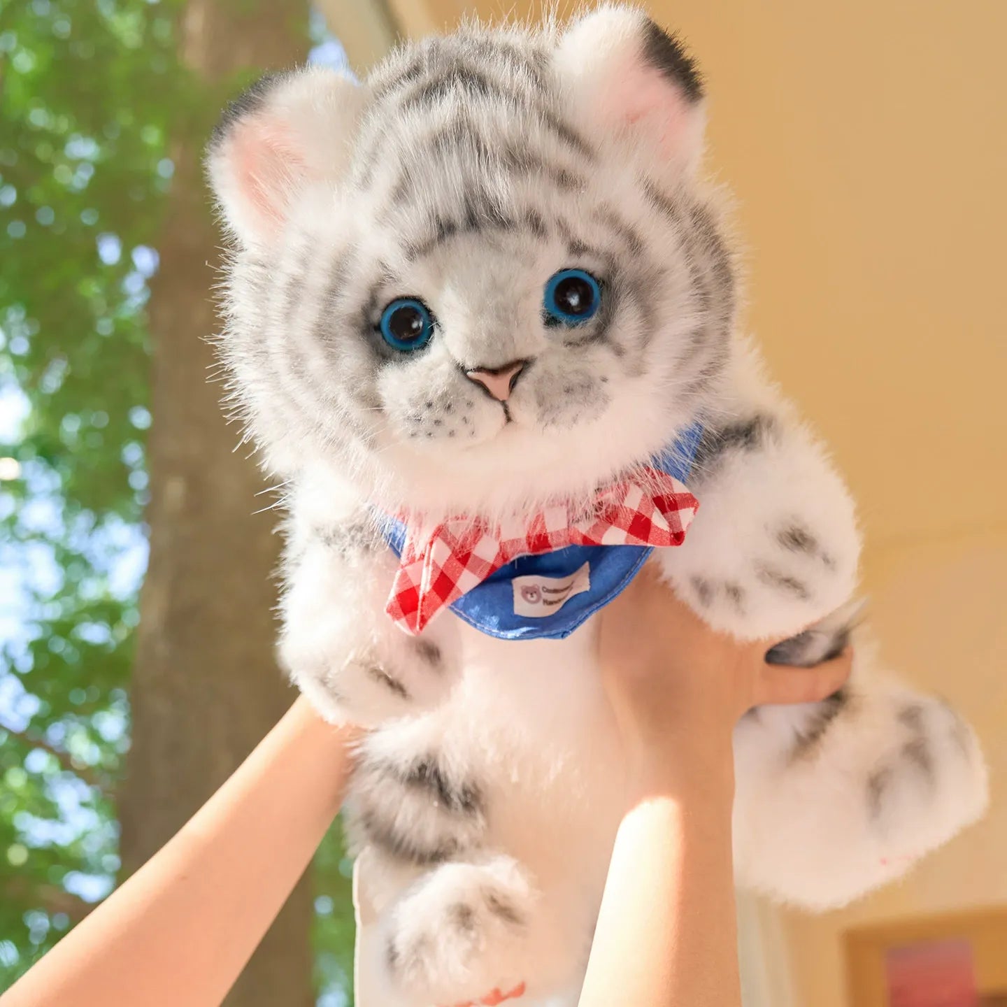 Bear Hugs Realistic Tiger Simulation Plush Backpack