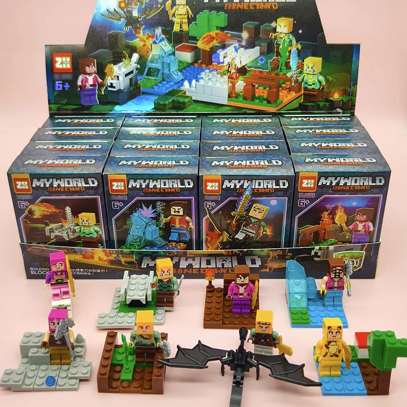 Minecraft Night Survival Adventure Blocks Mystery Box