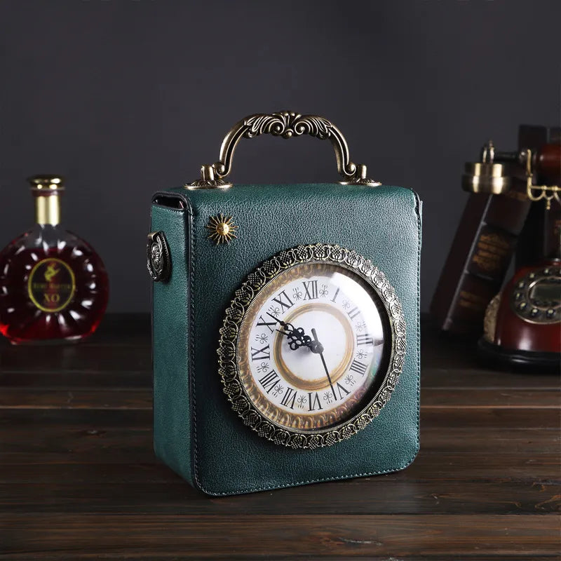 Aura Clockwork Messenger Handbag