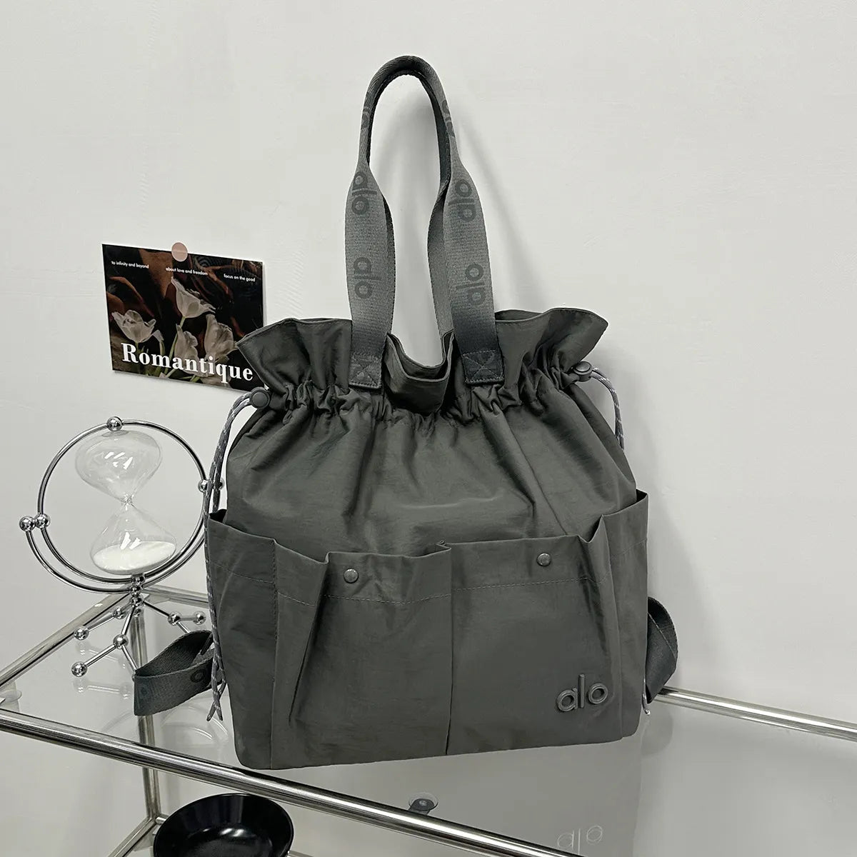 Alo Drawstring Bucket Handbag