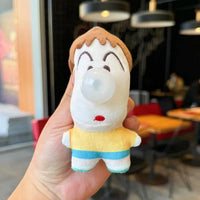 Shinichan Bubble Blower Plush Keychain