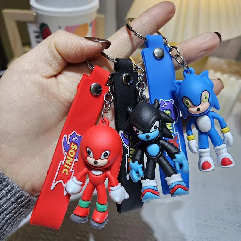 Sonic Speed Squad Keychain