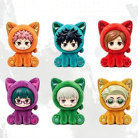Jujutsu Kaisen Season 2 Cat Sit Party Plush Keychain