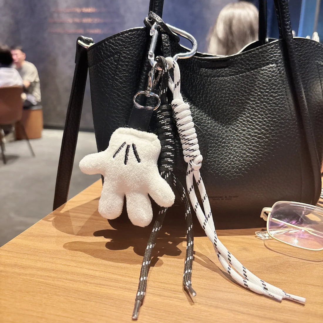 Mikkie Magic Glove Stuffed Keychain
