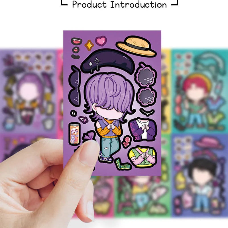 K-Pop Demon Hunters DIY Dress-Up Waterproof Sticker Pack