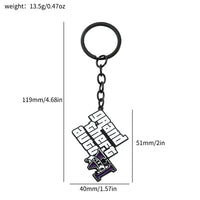 GTA Six Vice City Vibes Keychain