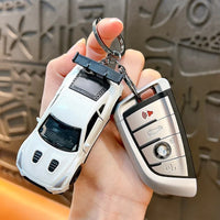 Pullback Die-cast Sports Car Keychain
