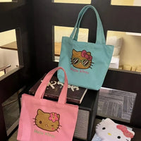Tropical Tan Hello Kitty Vacation Canvas Tote