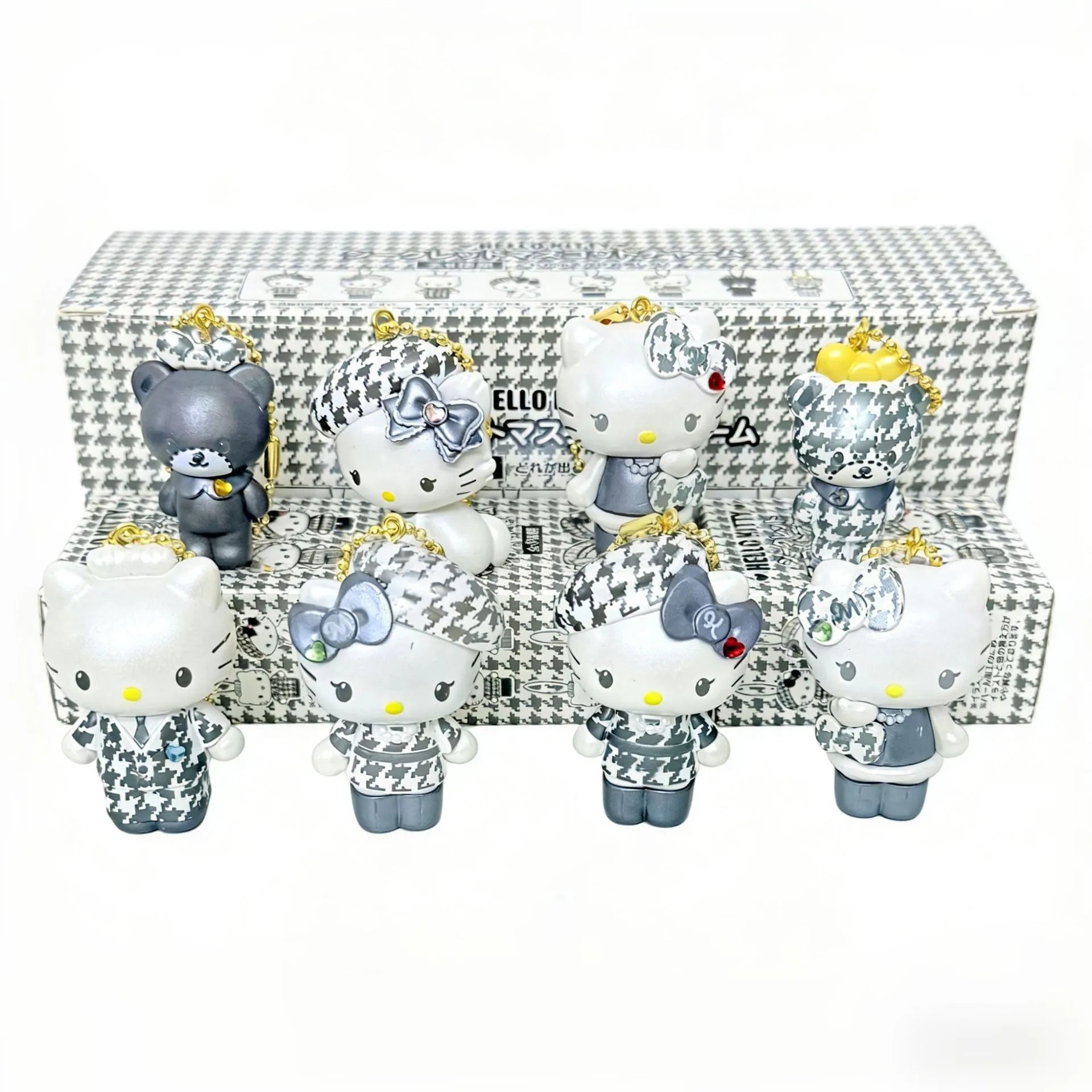 Hello Kitty's Houndstooth Luxe Pendant Blind Box