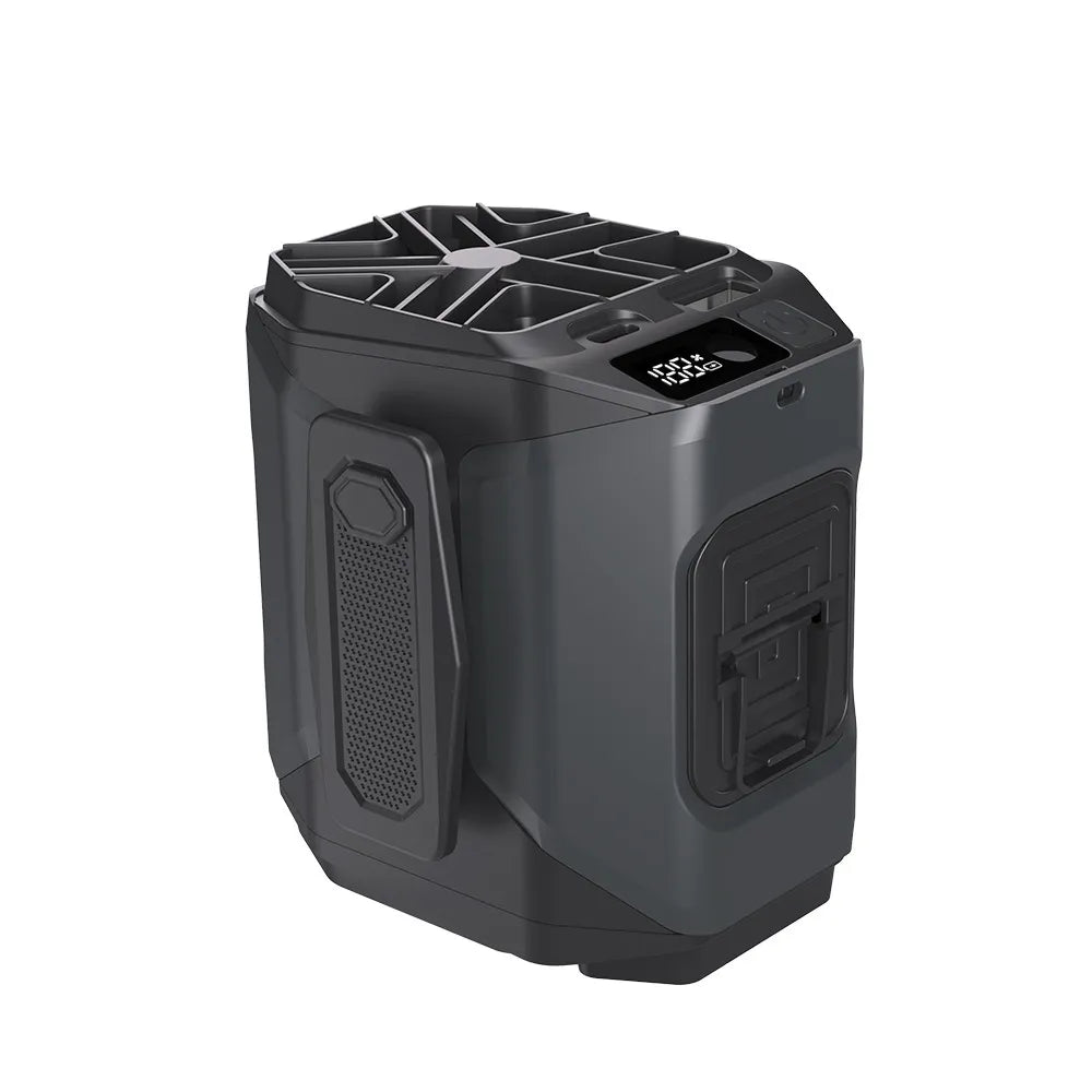 CoolFast Heavy-Duty Waist-Mounted Tactical Fan & Power Bank