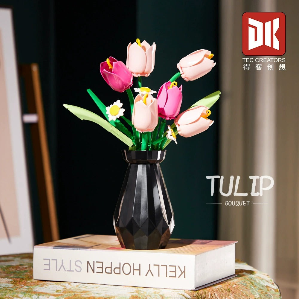Tulip Bouquet Building Blocks (223 Pcs)