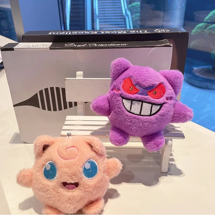 Pokemon Rabbit Fur Plush Keychain