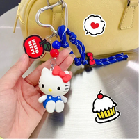 Genuine Hello KT Classic Red-Blue Keychain