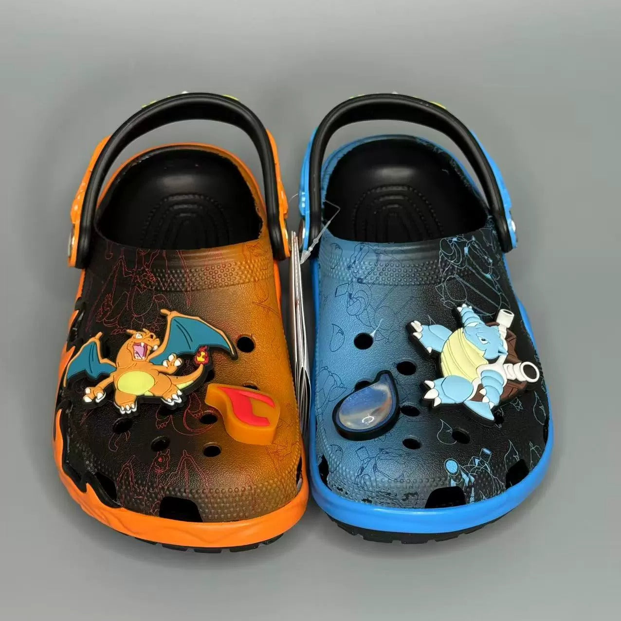 Pokimoen Fire & Water Battle Clogs