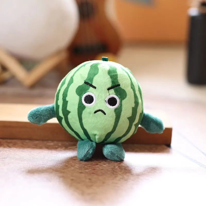 Summertime Watermelon Plush Keychain