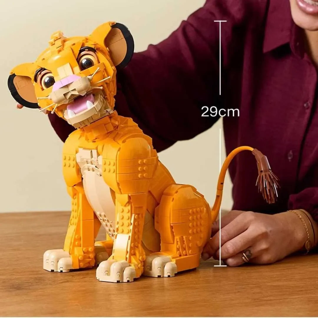 Prince Simba Lion Cub Building Blocks (222 Pcs)