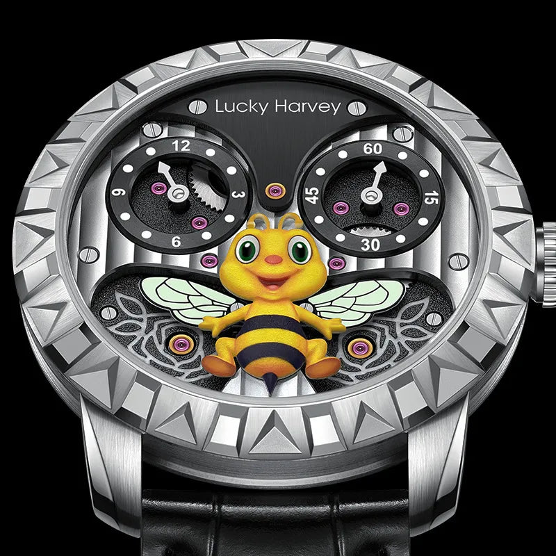 Lucky Harvey Master Series Kinetic Bee Mechanical Watch