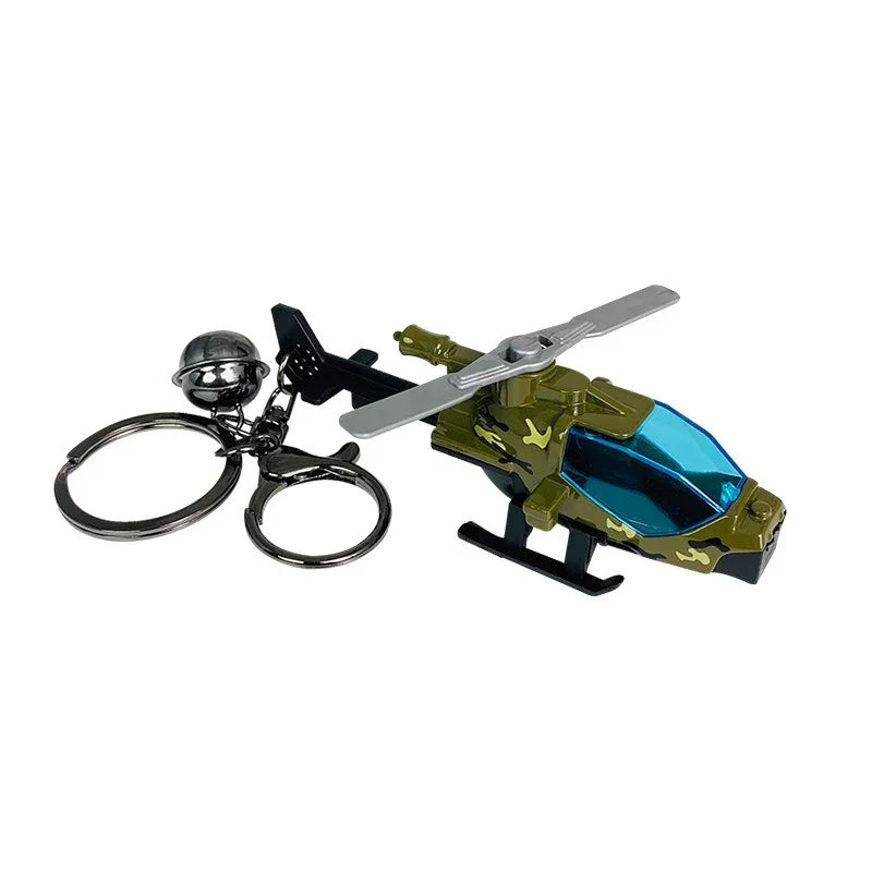 Soaring Mini Helicopter Keychain