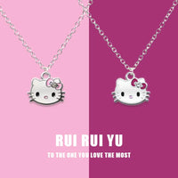 Hello Kitty Sparkle Bow Petite Necklace