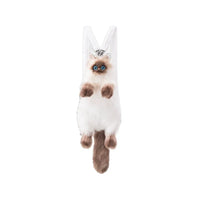 Bear Hugs Realistic Siamese Cat Plush Backpack