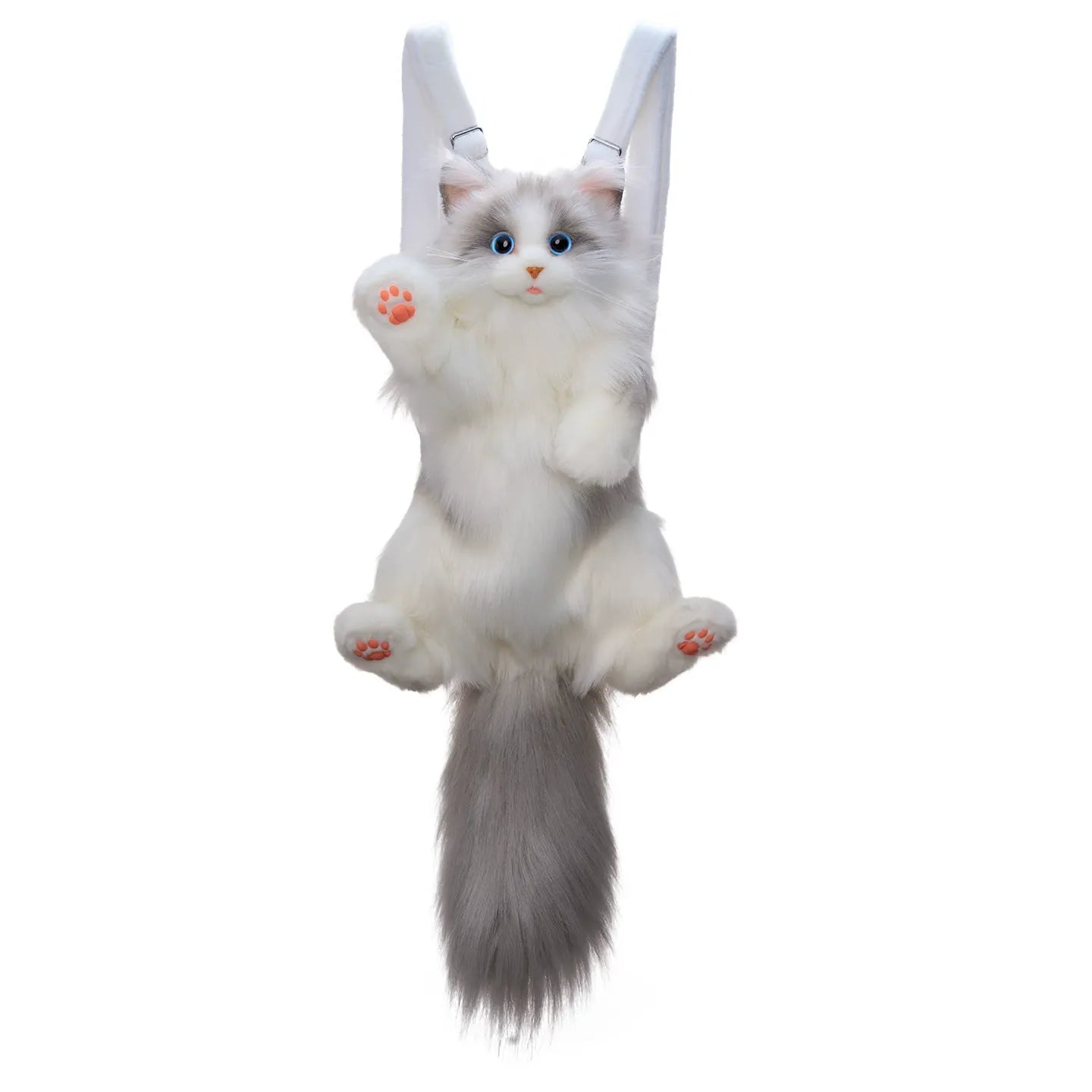Bear Hugs Poseable Ragdoll Cat Plush Backpack