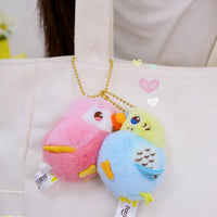 Chirping Hearts Couple Keychain