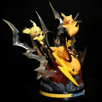 Pikachu Evolution Line Volt Battle Ver. Figure (45 cm)