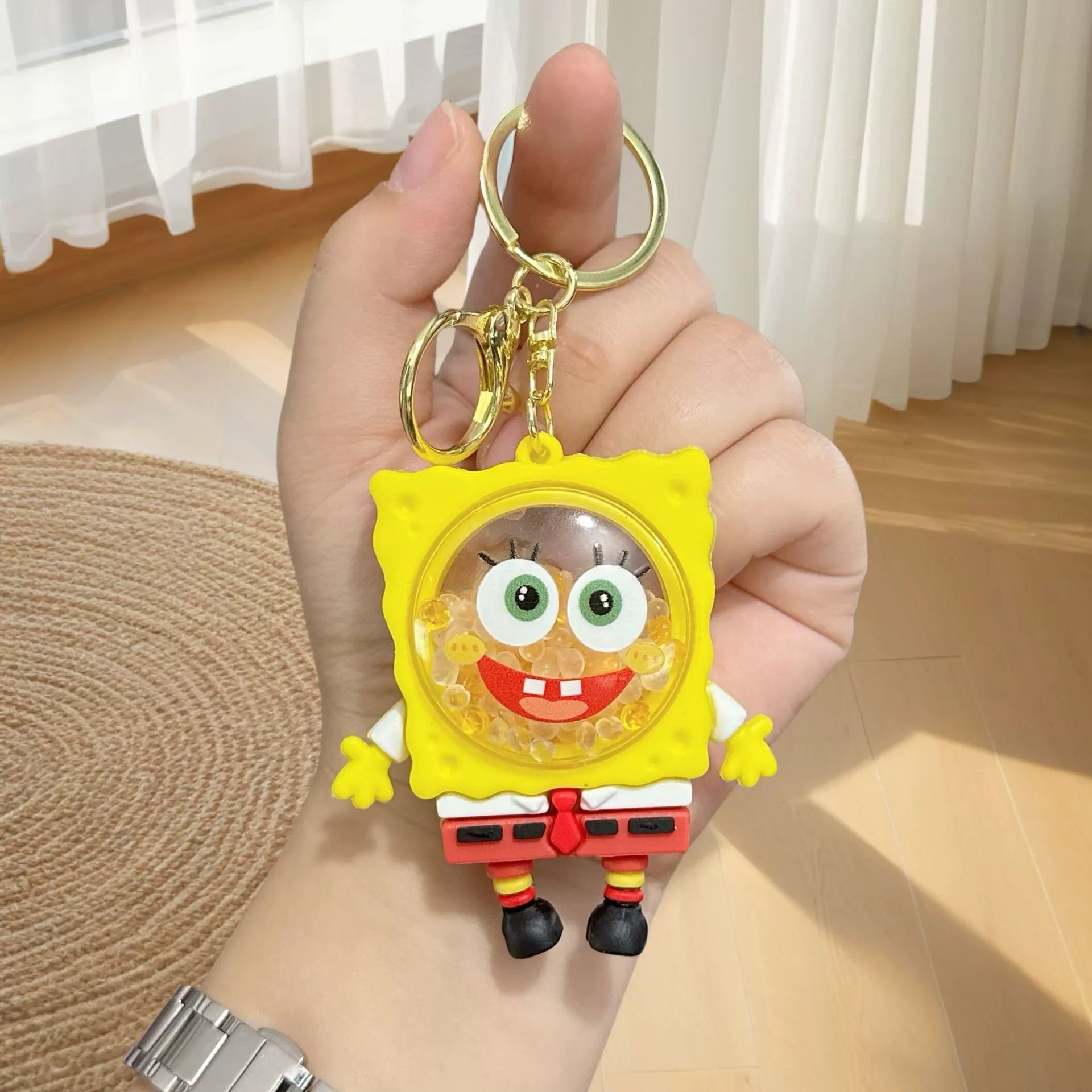 Spongebob Bubble Bead Keychain