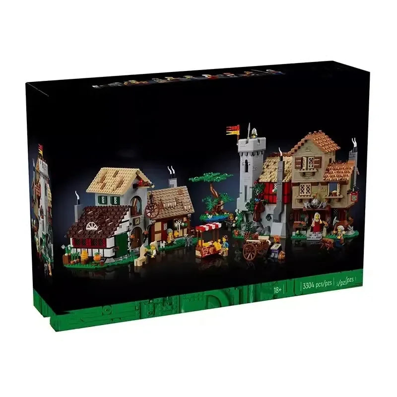 Medieval Town Square Building Blocks (3304 Pcs)