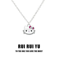 Hello Kitty Sparkle Bow Petite Necklace