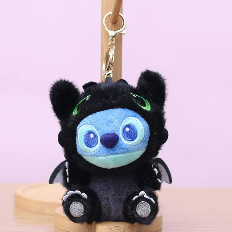 Stitch Toothless Cosplay Keychain