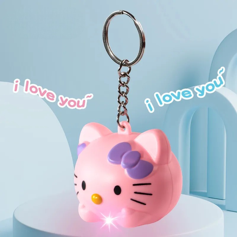 Sanrio Glow Up I Love You Keychain