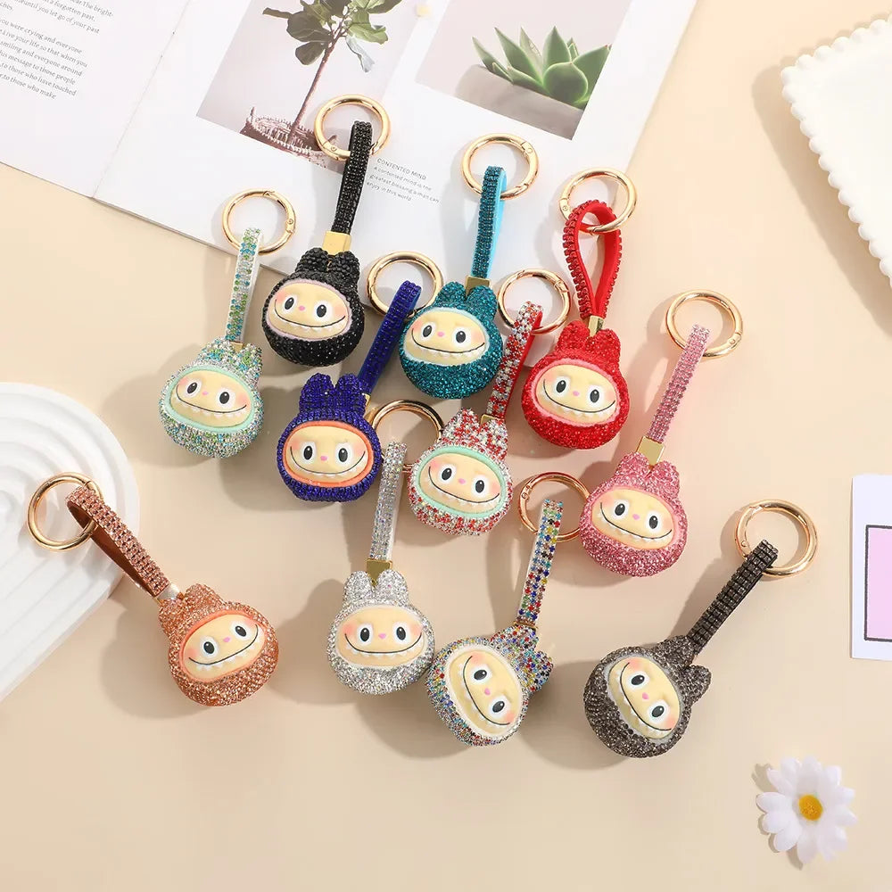 Labuboo Crystal Face Luxury Keychain