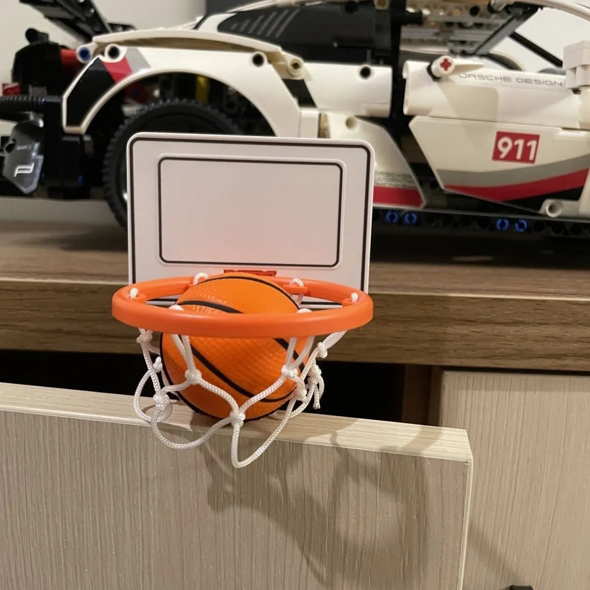 Clamp-On Mini Desktop Basketball Game