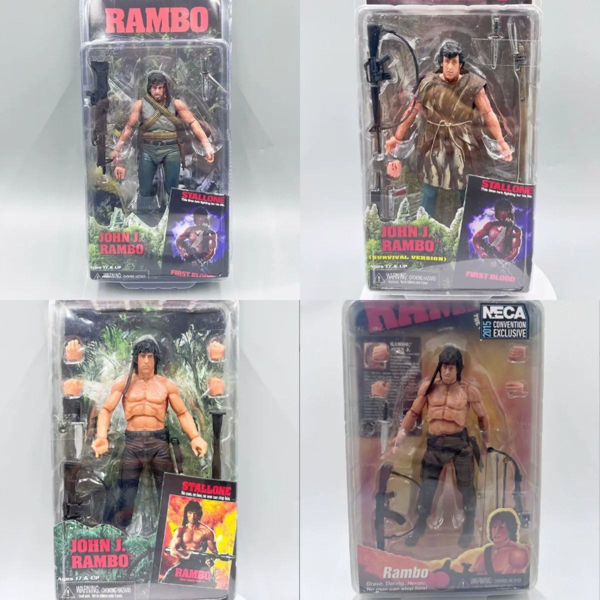 NECA Rambo Movie Figures Collection (18 cm)