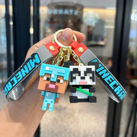Minecraft Pixel Style Keychain